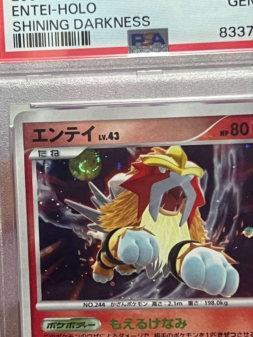 《世界に1枚》　PSA10 エンテイ　満月渦巻き　294 アンリミ　神配置