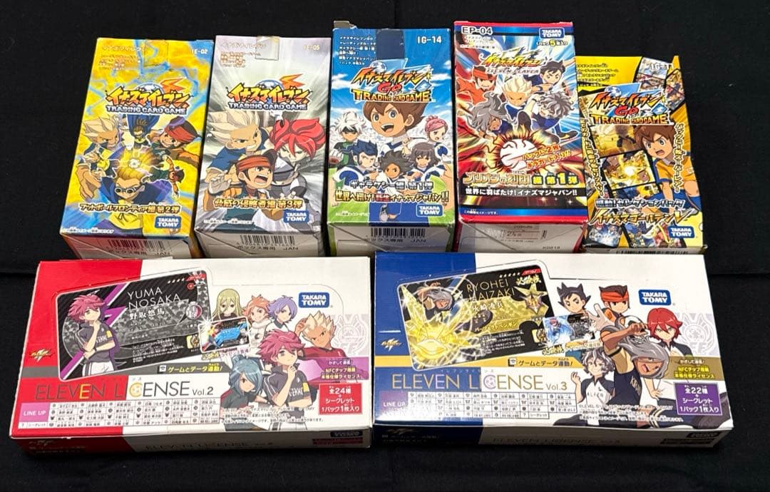 イナズマイレブン tcg パック カードBOX 未開封