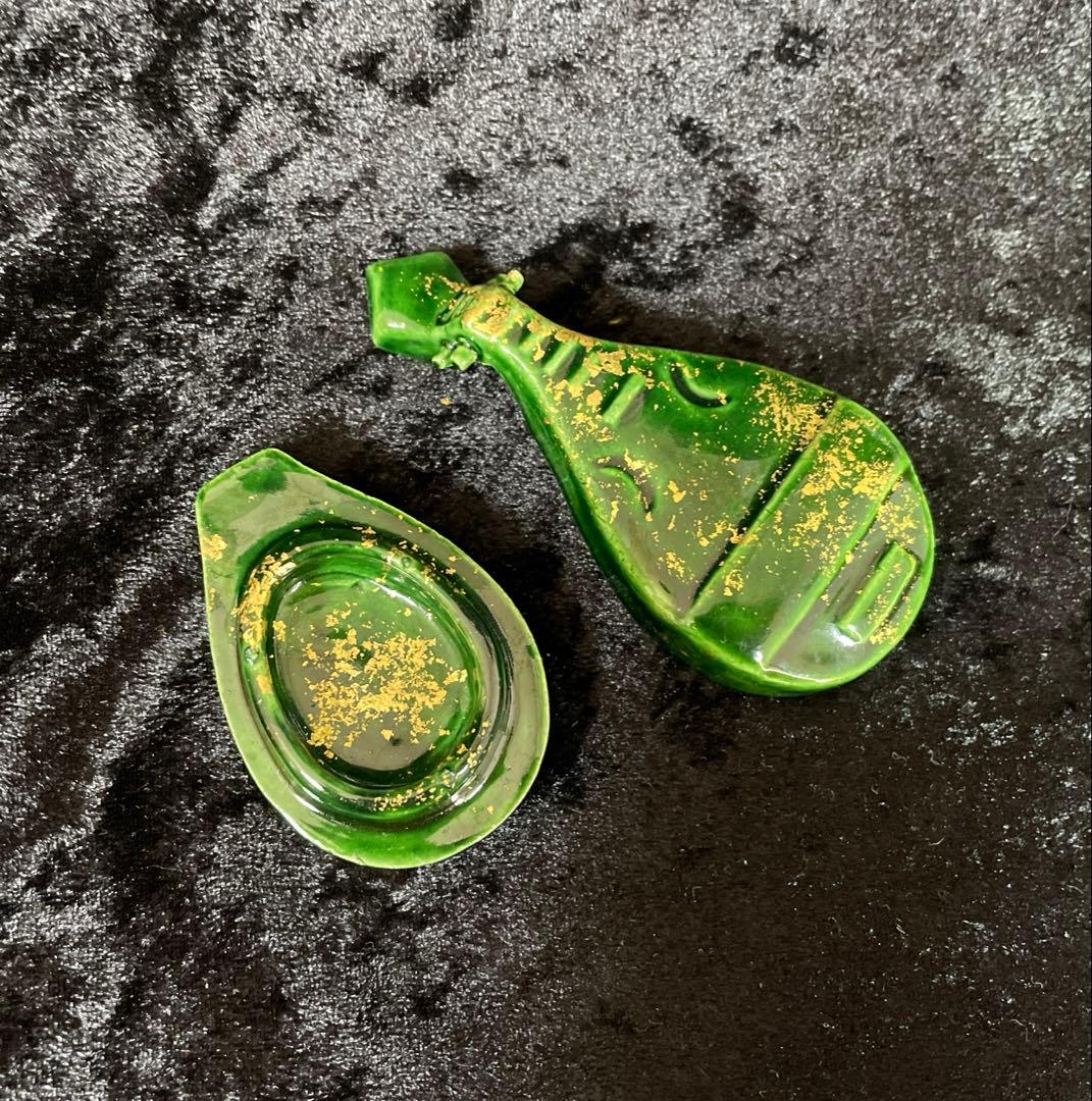 茶道具　香合　琵琶