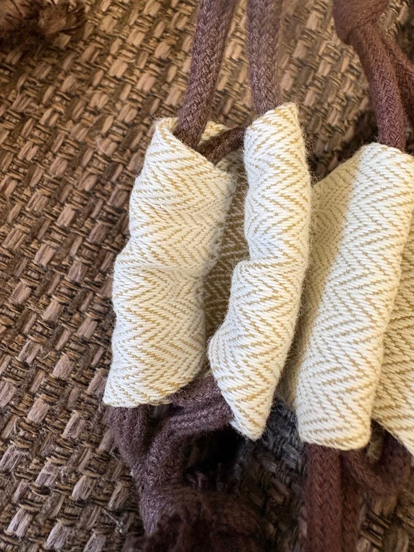 極美品エルメスミニ巾着保存袋アクセサリー入れ（4.5x7.5cm）1 4枚セット