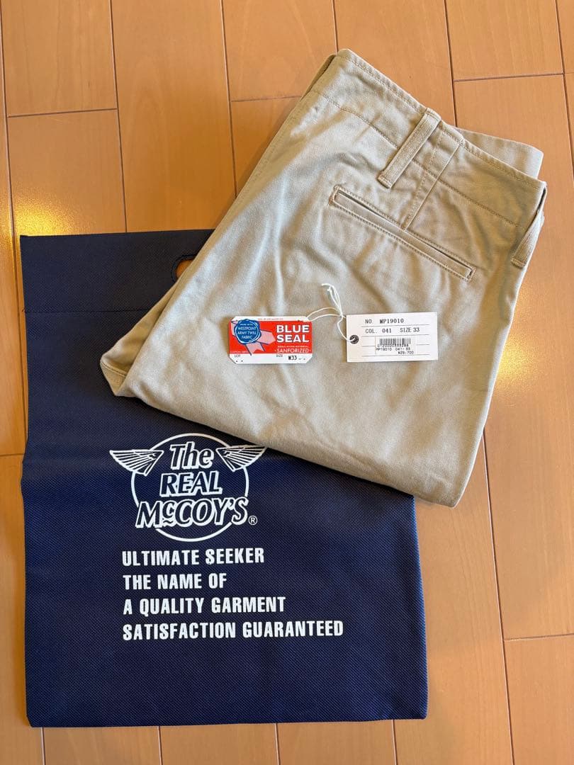 The REAL McCOY’S CHINO TROUSERS