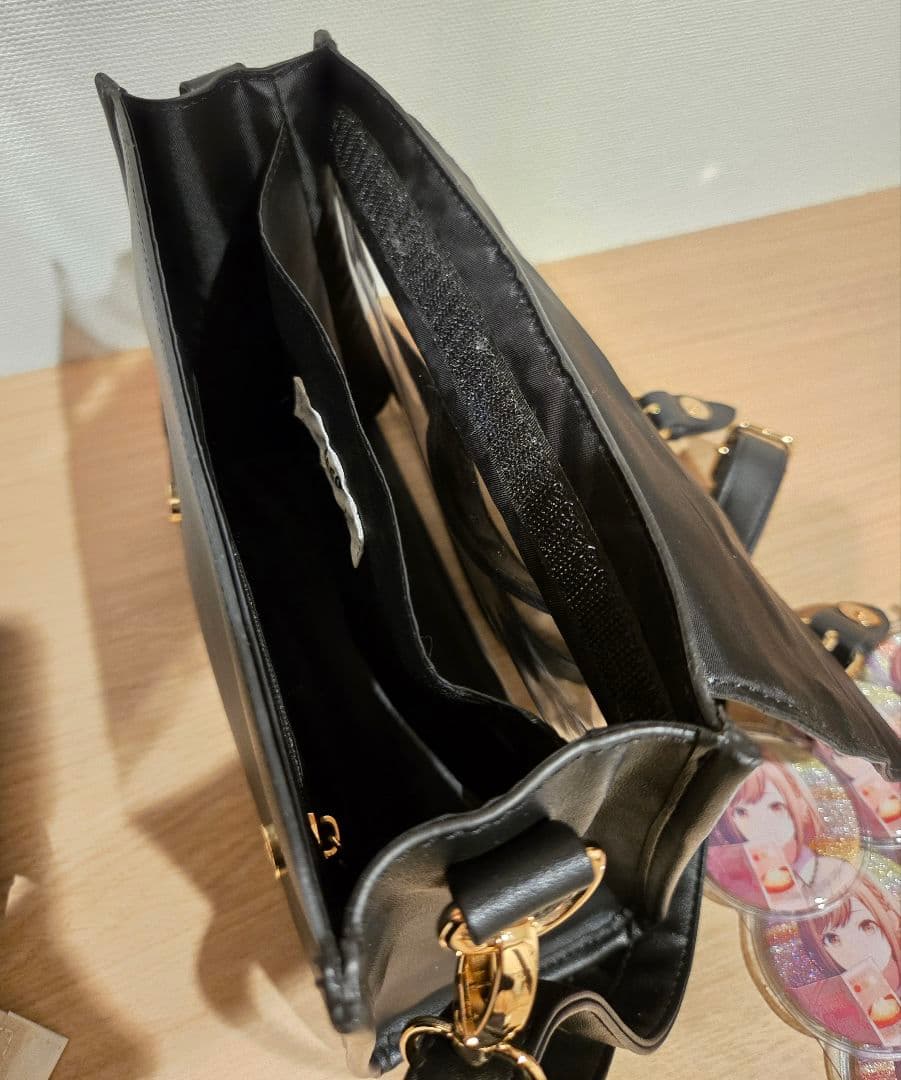 WEGO 痛バ プロセカ 東雲絵名 ザムザ ショルダーバッグ ブラック ロゼット