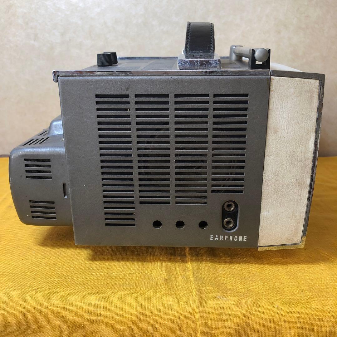 HITACHIポータブル白黒テレビ