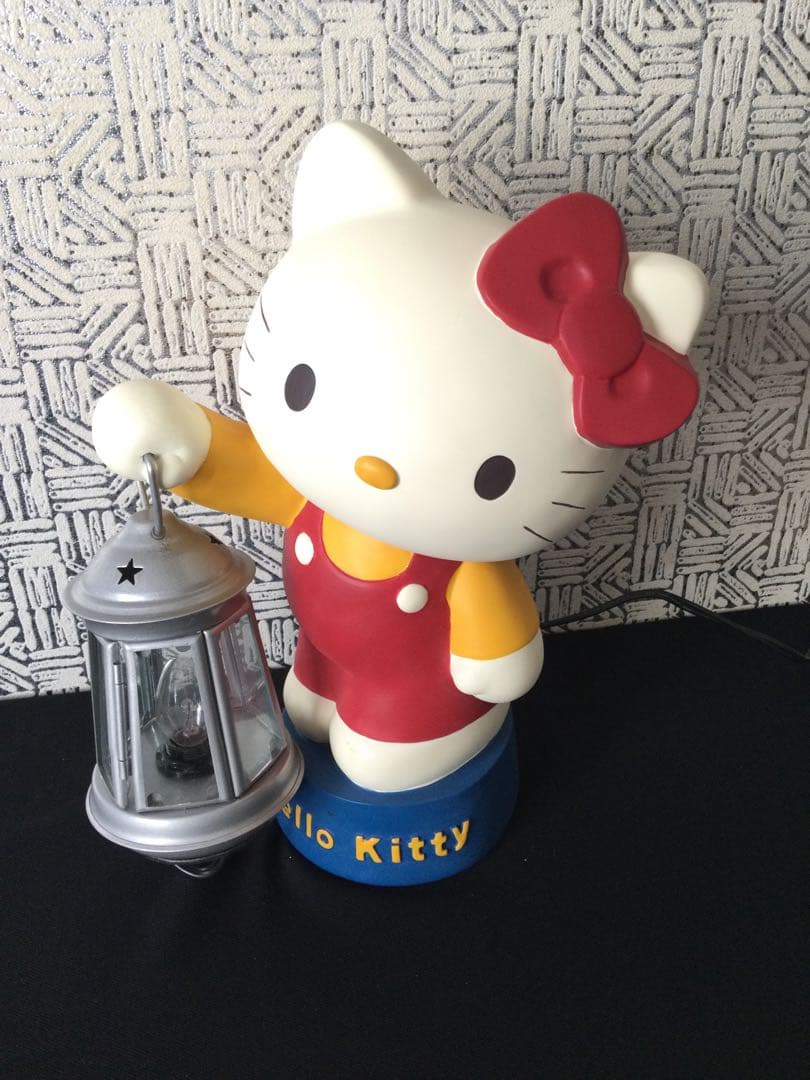 レア　ハローキティ　インテリアライト　陶器　ランタン　フィギュア　照明　ランプ