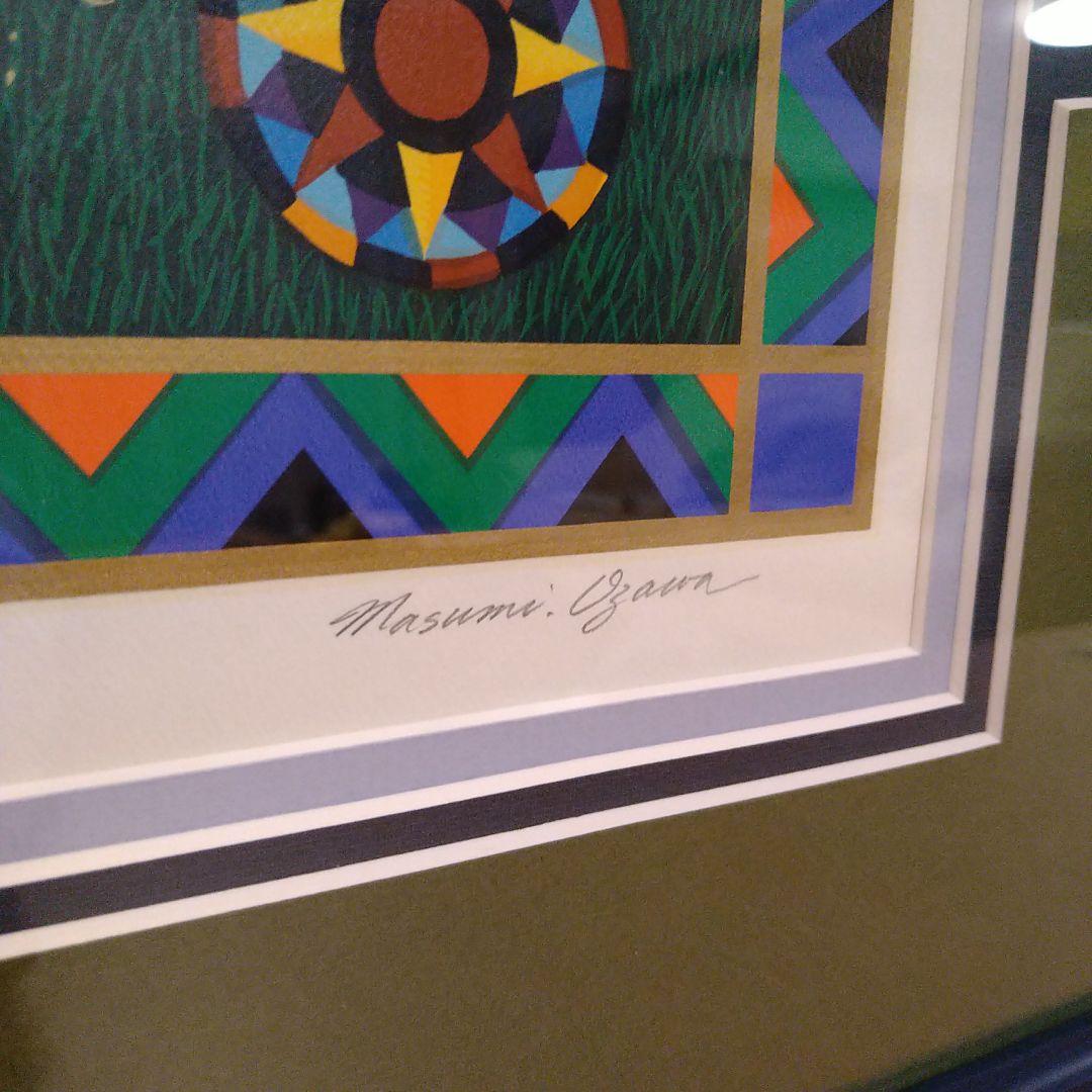 小澤摩純　シルクスクリーン　「MOTHER 」