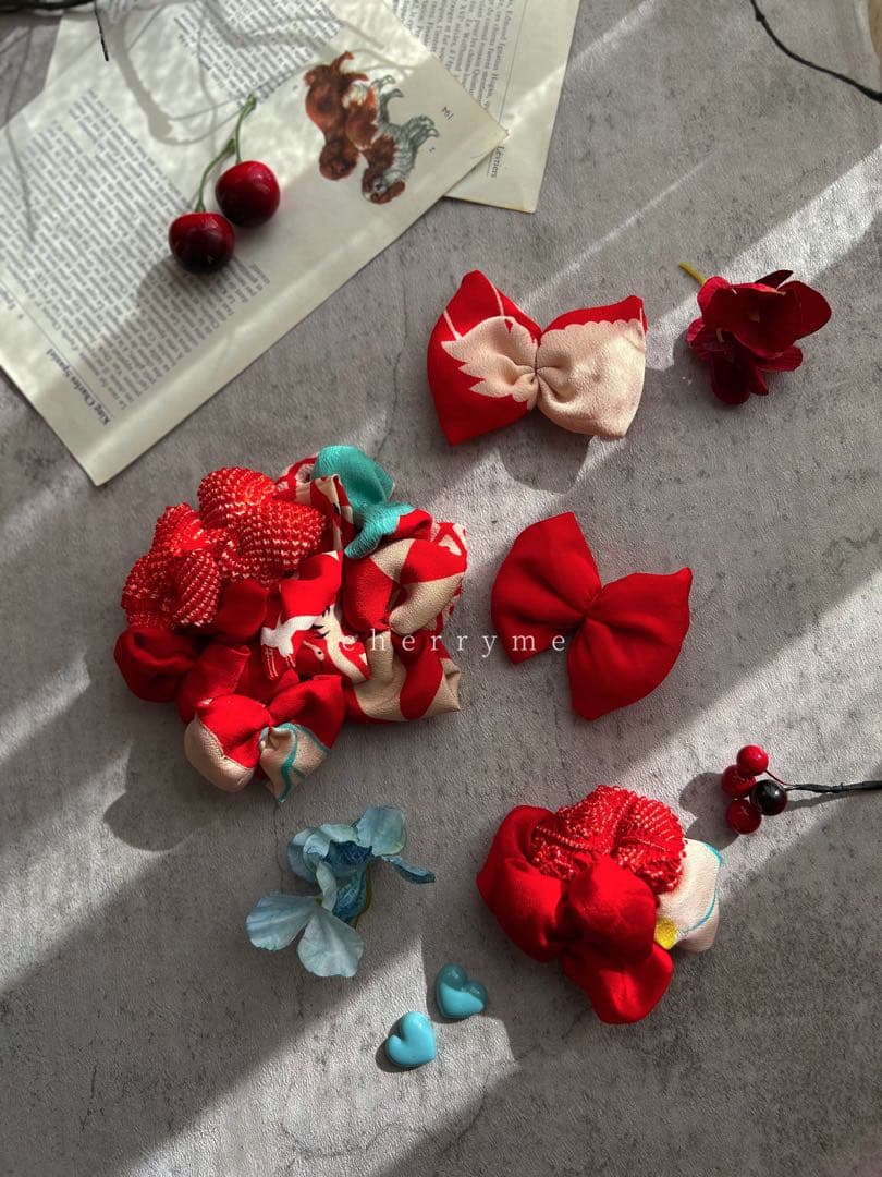 h*i様 七五三　七五三髪飾り　ヘッドドレス　着物髪飾り　リメイク髪飾り　069