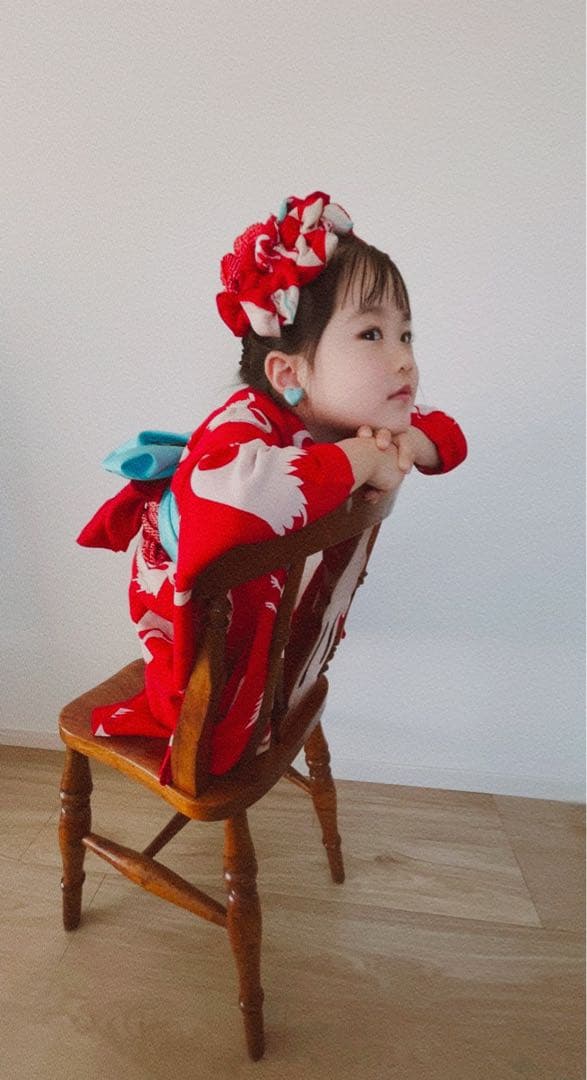 h*i様 七五三　七五三髪飾り　ヘッドドレス　着物髪飾り　リメイク髪飾り　069