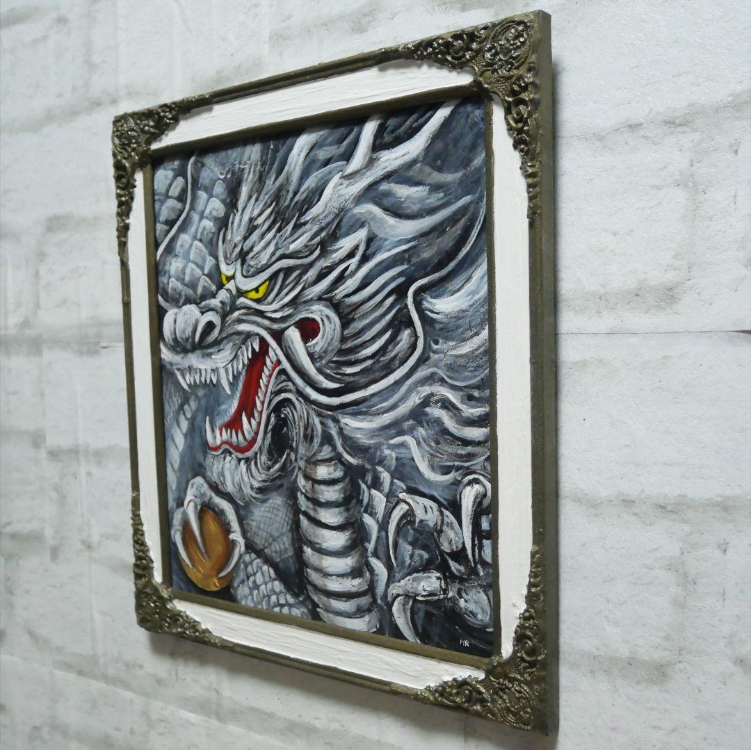 油絵 油彩 油彩画 絵 絵画【白龍】