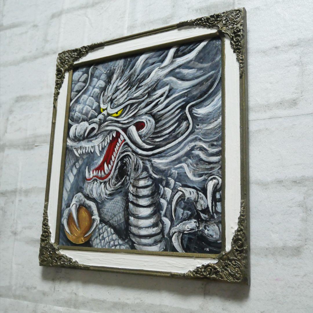 油絵 油彩 油彩画 絵 絵画【白龍】