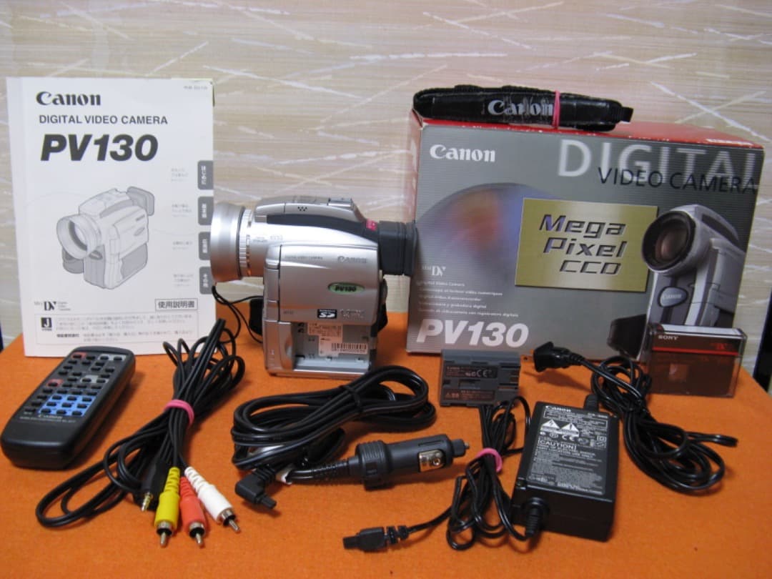 動作OK❗️☆CanonのMiniDV/デジタルビデオカメラ・PV130