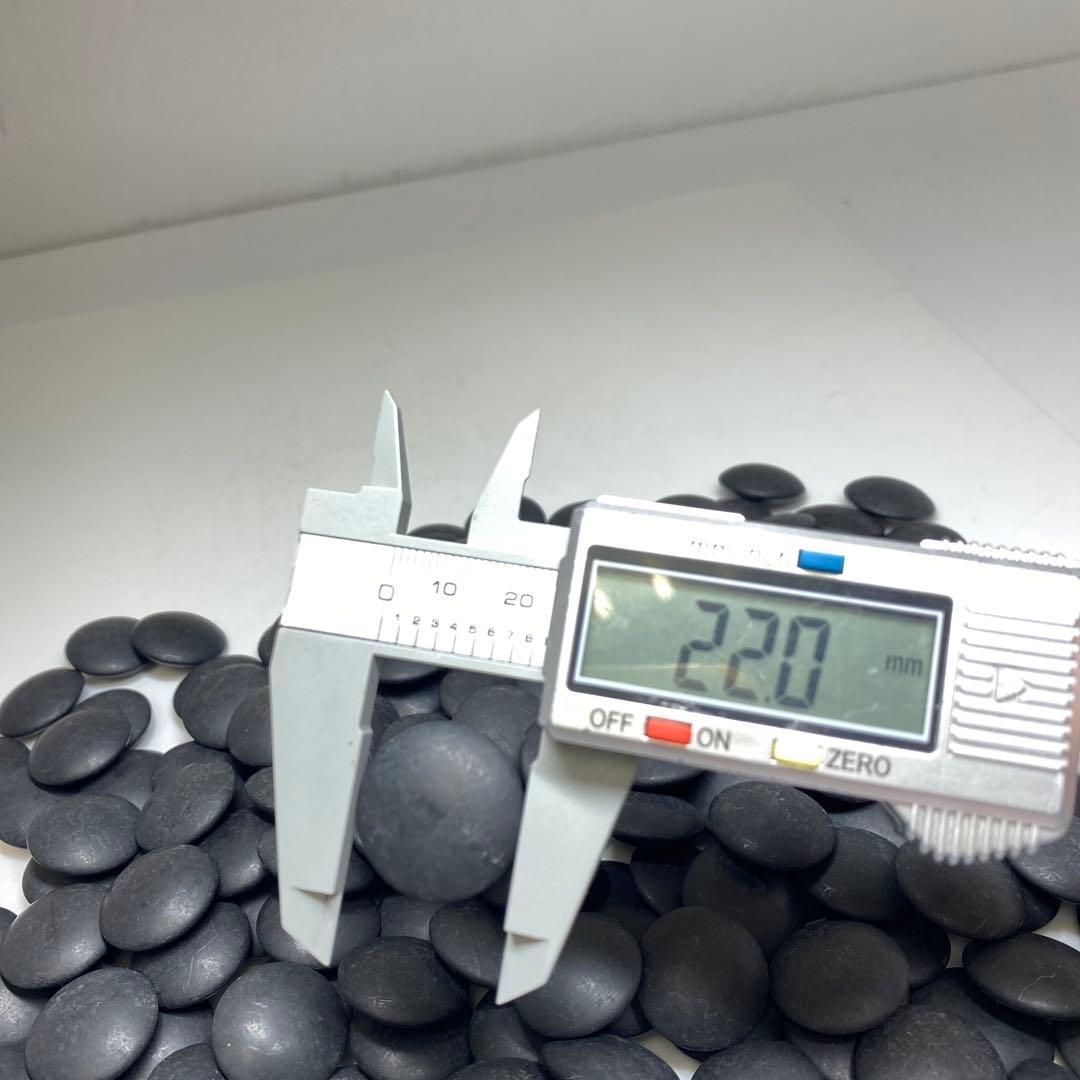 本蛤石,那智黒　碁石　木箱付　白180/黒193/1995g 東N7-1021①