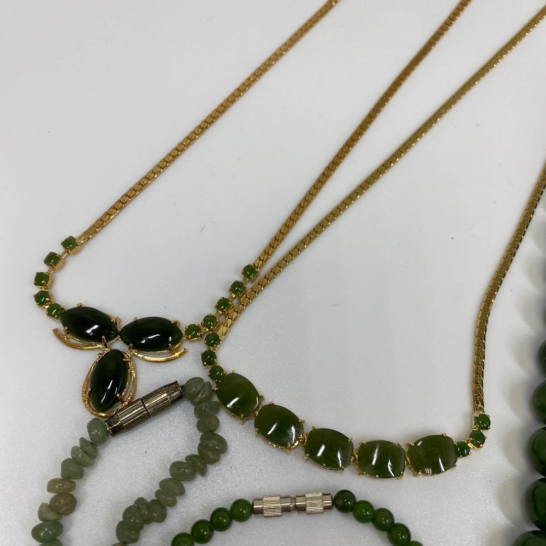 翡翠　ネックレス　アクセサリー　341 g 東さ7-0407☆2F