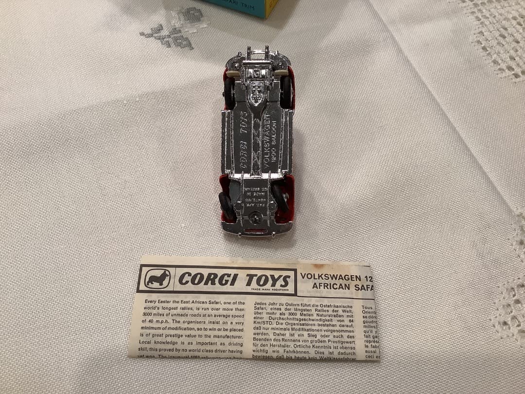 美品レア　オールドコーギートイズ　ワーゲンサファリカー　ミニカー