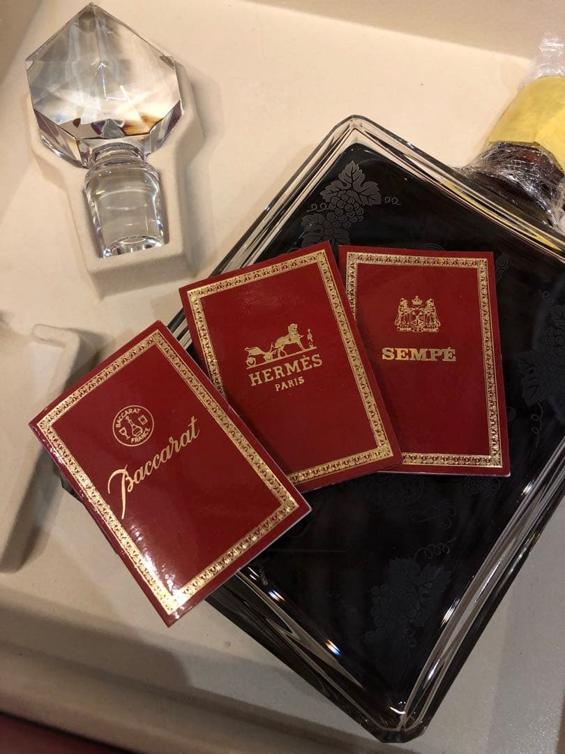 Baccarat ブランデー瓶 750ml ギフトボックス付き