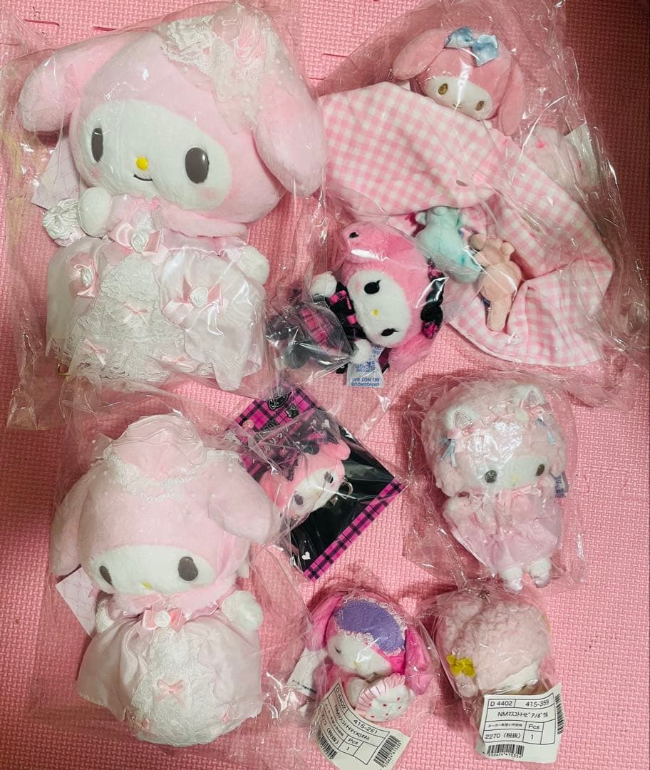 サンリオマイメロディぬいぐるみマスコットまとめ売り