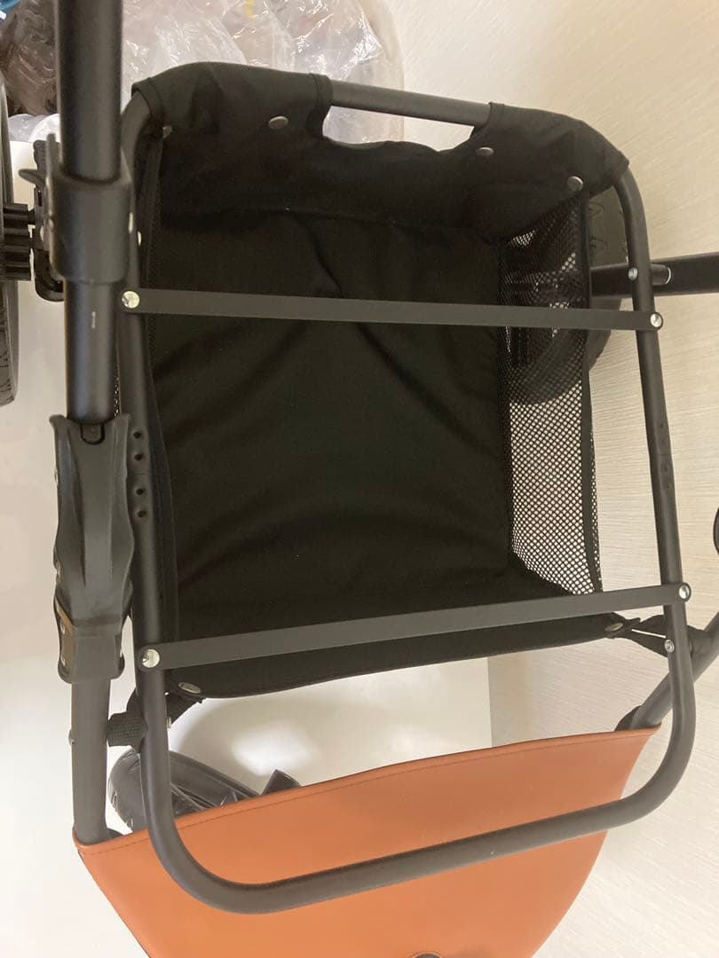 ひなた　ペットカート 3輪 分離型　多頭飼い　小型犬　中型犬　ベージュ