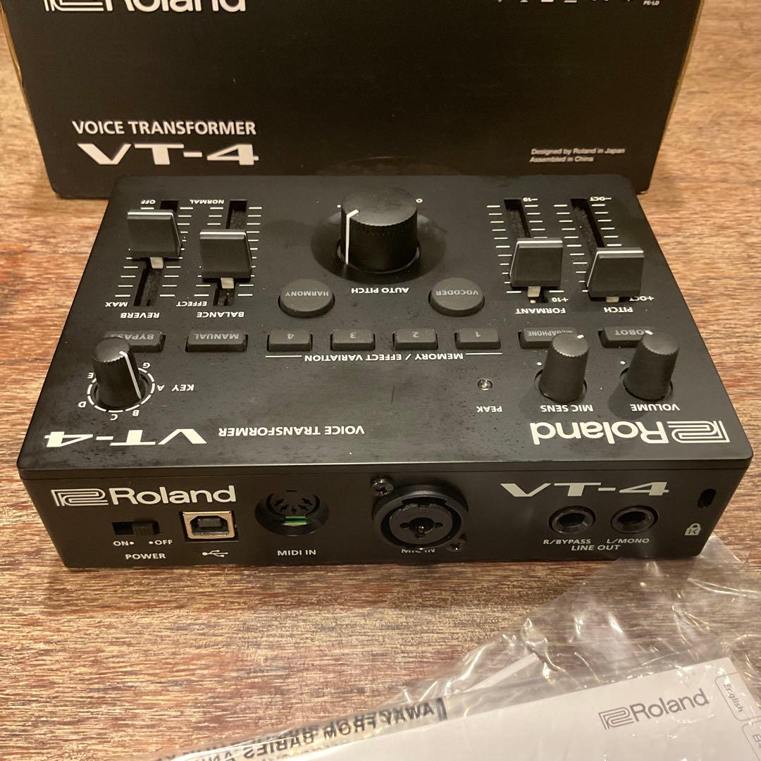 美品！ローランド VT-4 ボイストランスフォーマー ボーカルエフェクター
