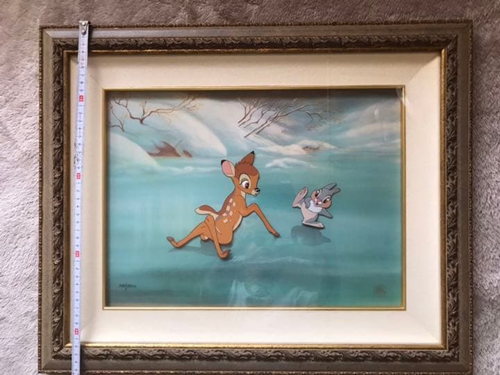 ディズニーセル画　バンビととんすけ　380/500