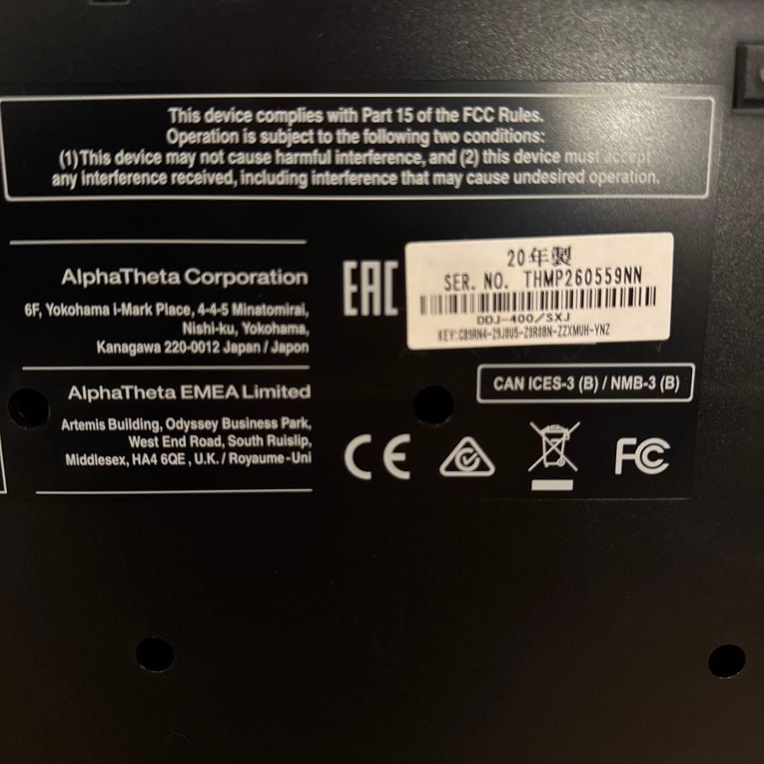 PioneerDJ DDJ400 DJコントローラー