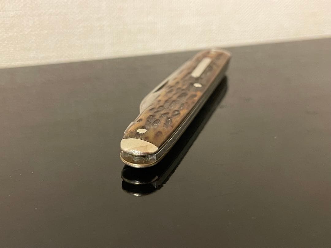 アンティークナイフ　チャレンジ　カトラリー社 イコールエンドナイフ　2枚刃