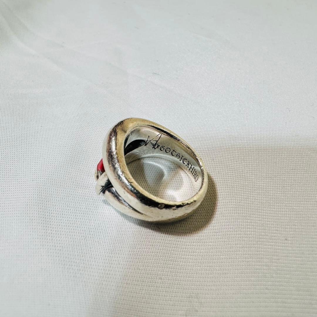 Yohji Yamamoto ヴァンパイア リング BLOOD RED 11号