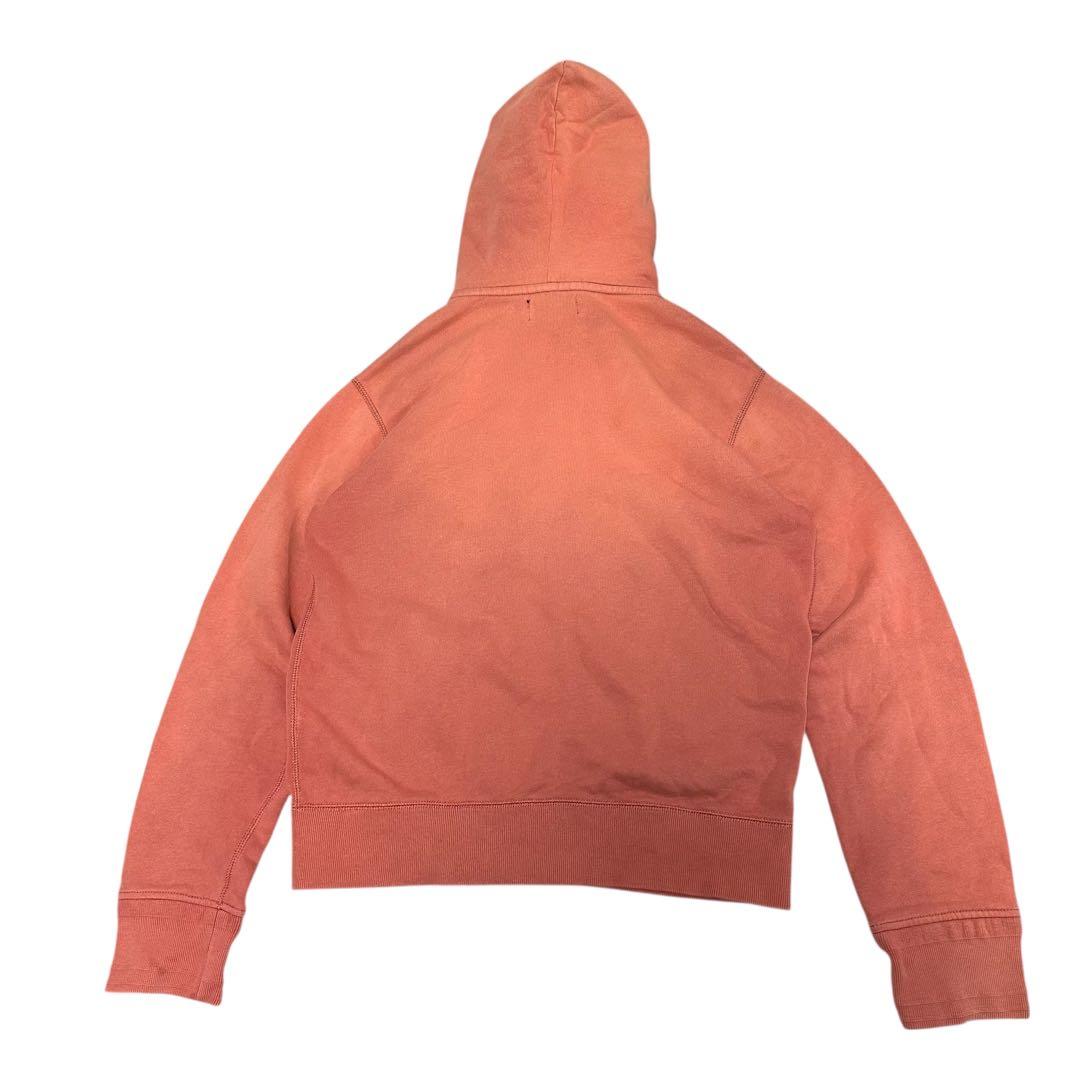 90s ポロ ラルフローレン ネイティブ柄 ジップパーカー サーモンピンク