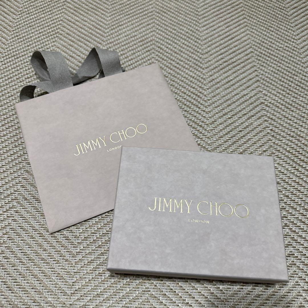 JIMMY CHOO ブラックレザー カードケース　ケース
