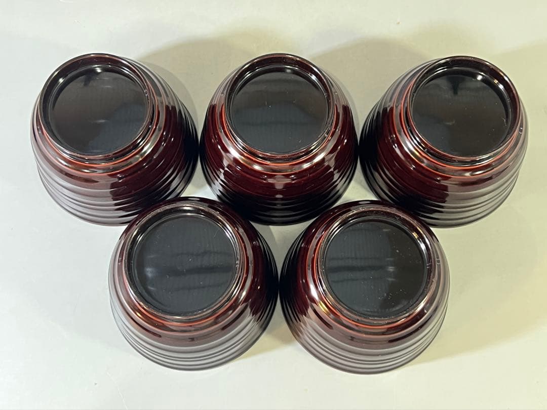 DT739 輪島塗 吸物碗 ５客 美品