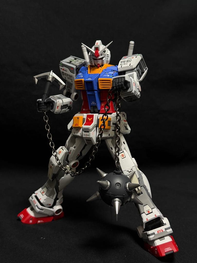 1/100 rx78-2ガンダム 改修塗装済完成品 fatcat ガンプラ完成品