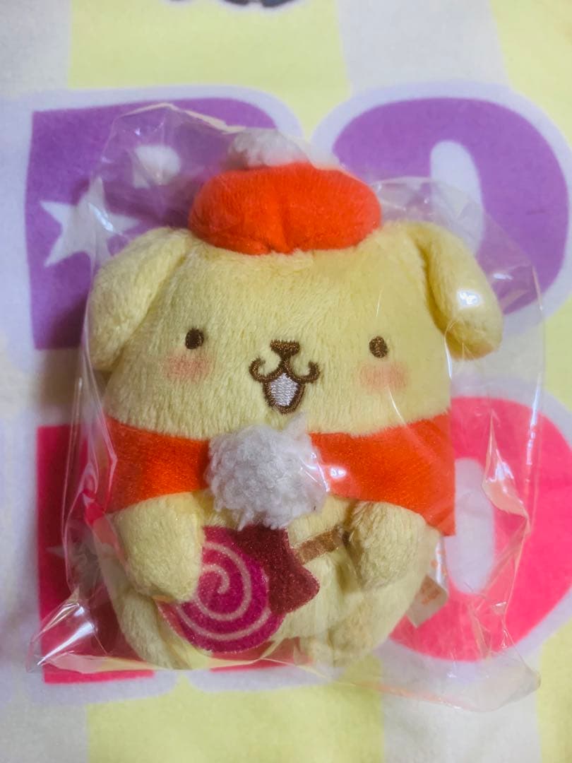 ポムポムプリン ホリデーマスコット ぬいぐるみ サンタ クリスマス プライズ