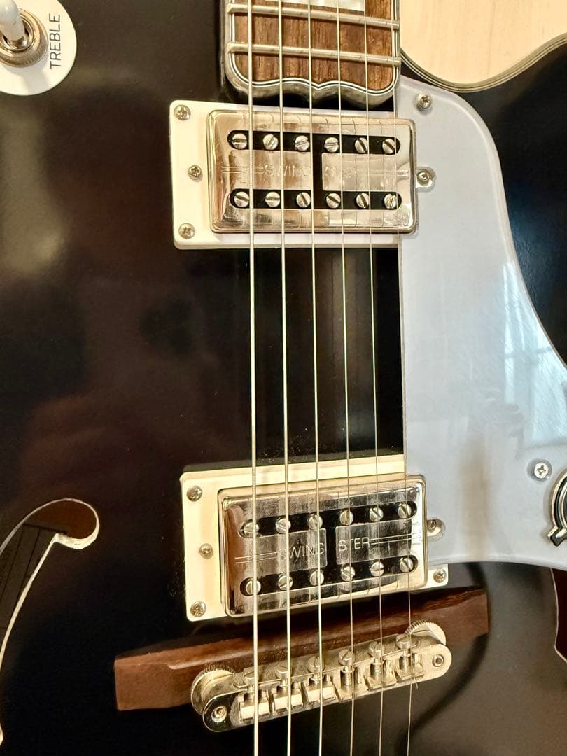 Epiphone Emperor Swingster Black 調整済美品