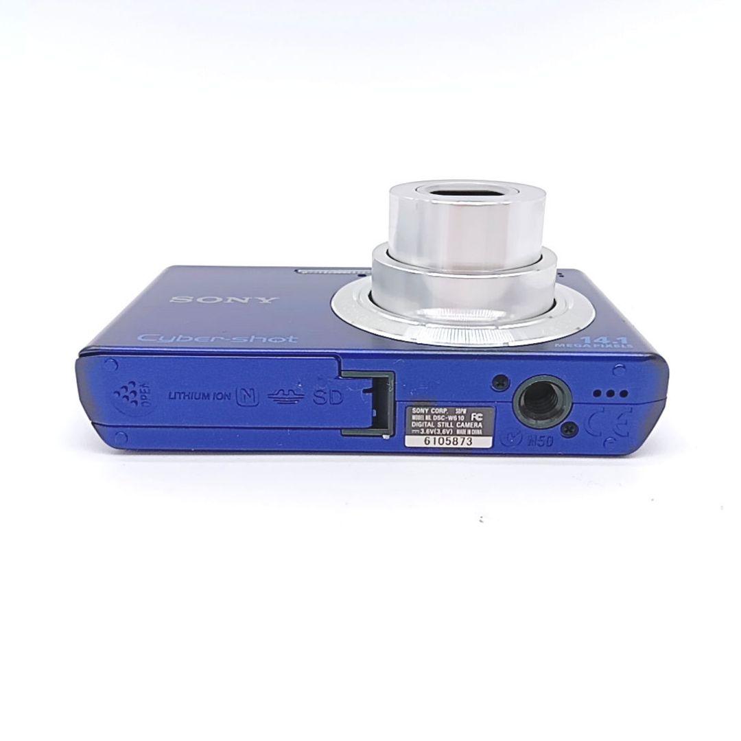 SONY Cyber-shot DSC-W610 コンデジ ブルー ソニー