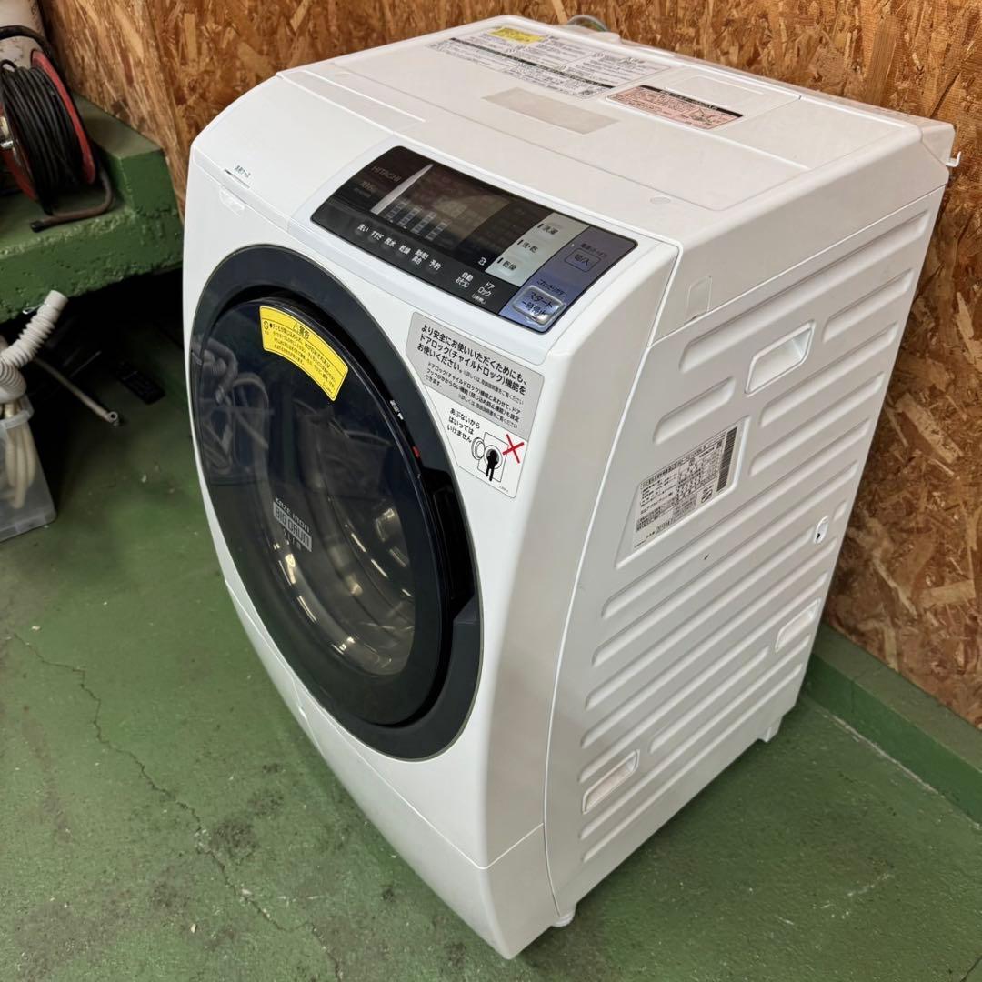 303 日立大人気　ドラム式洗濯機　乾燥機能付き　10/6キロ　家庭用　左開き