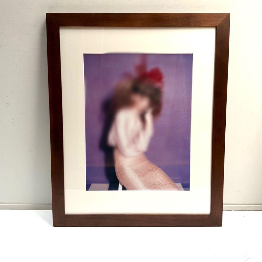 【在庫25】額 額縁 木製 焦茶 ダークブラウン 大きいサイズ アート 写真 d