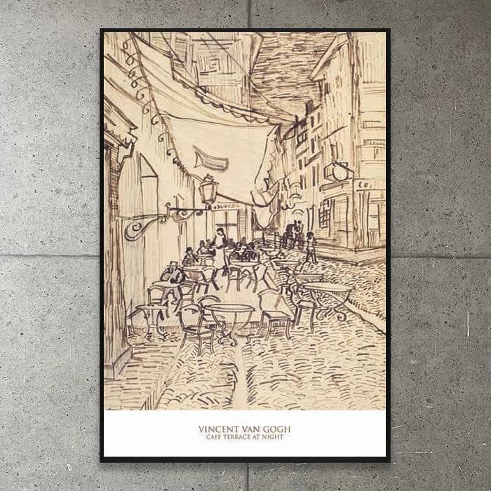 額装品/Cafe Terrace/フィンセントファンゴッホ/ポスター/インテリア