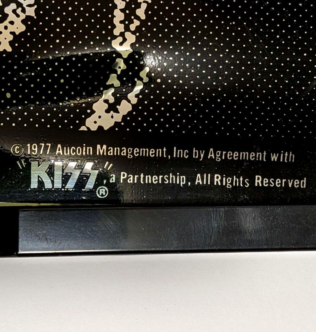 KISS 1977年 激レア アルミ蒸着ポリエステルフィルム ポスター 美品
