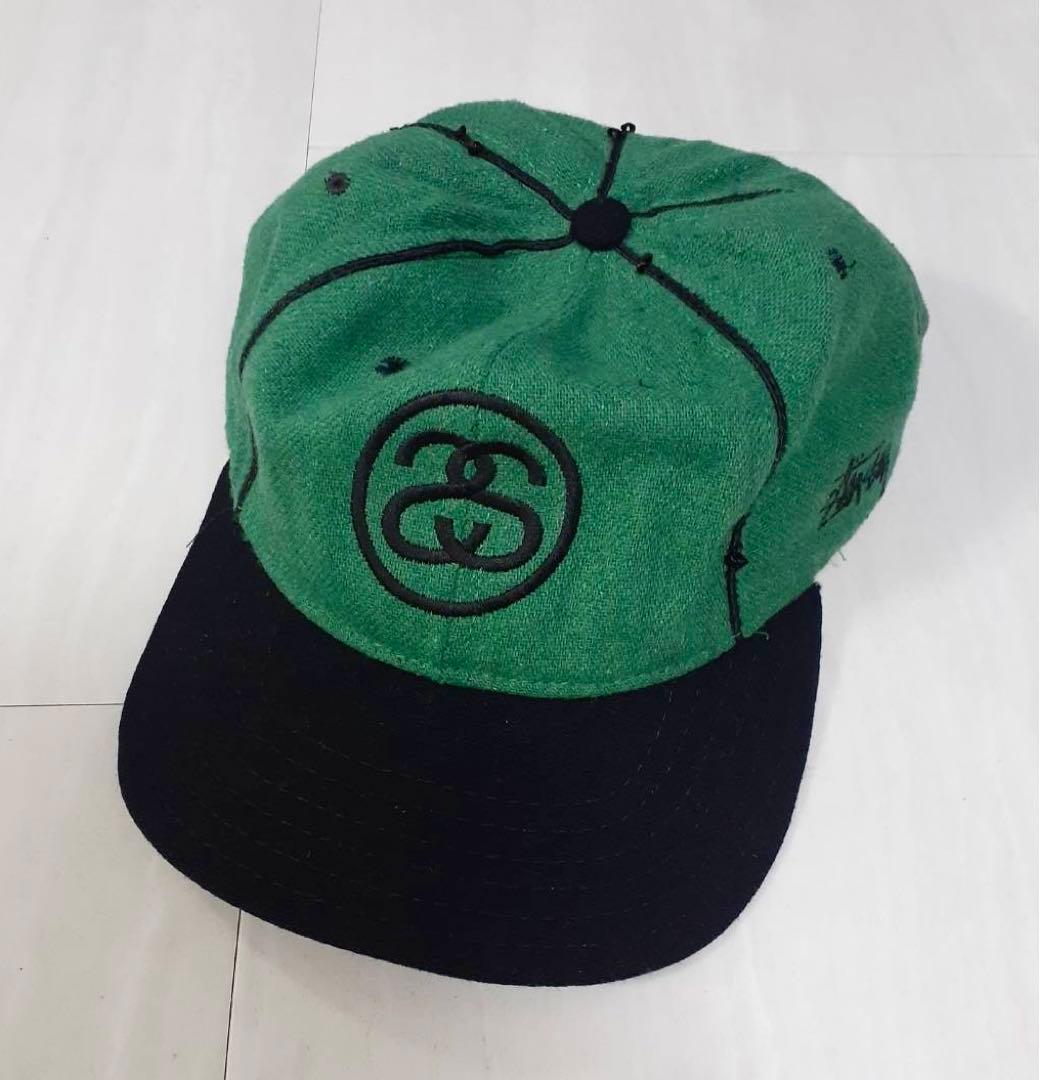 帽子 80's stussy embroidered cap
