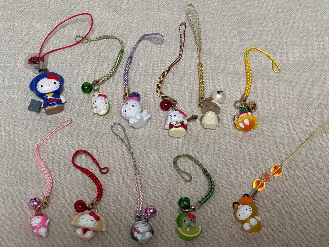 ご当地キティ　キーホルダー　まとめ売り