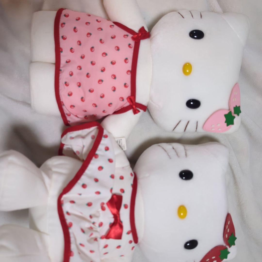 【希少】2002年※ハローキティちゃん❤イチゴキティぬいぐるみ♪3体