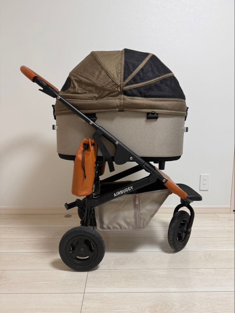 AIRBUGGY エアバギー ペットカート DOME3 ラージ カカオ 美品
