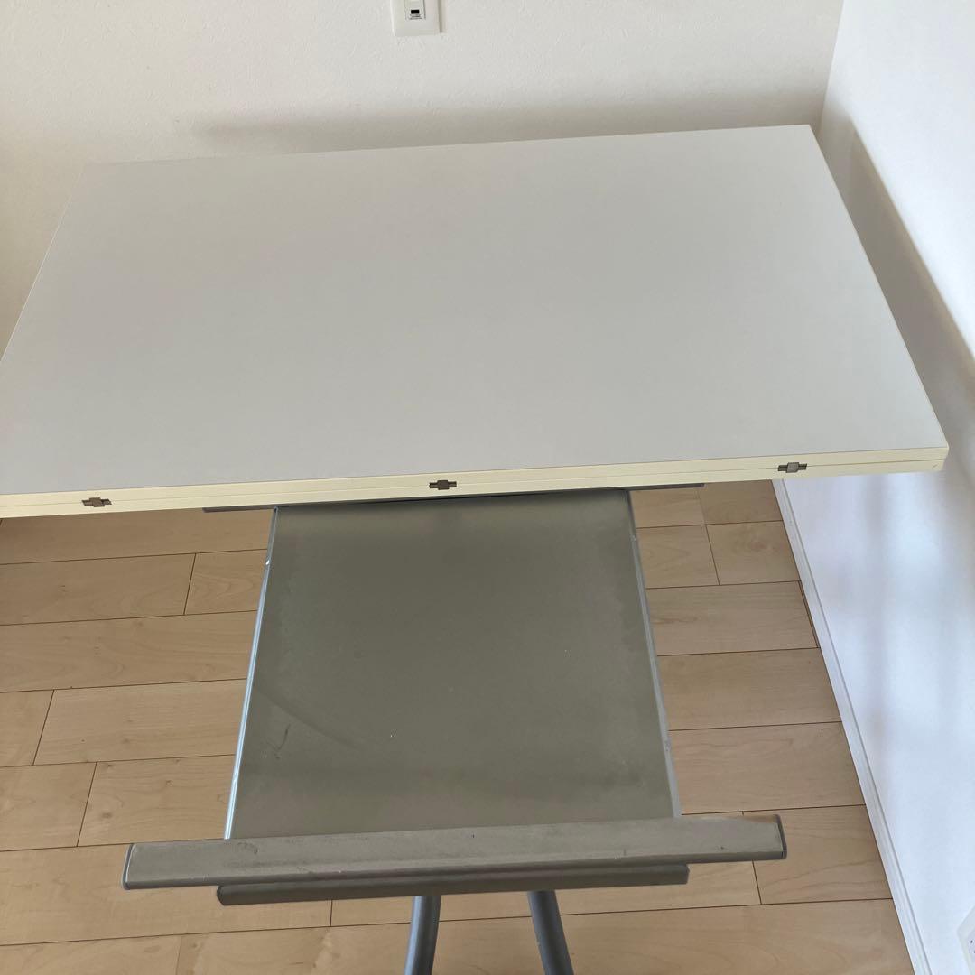 OZZIO 昇降 伸長 ダイニングテーブル 白　オッジオ