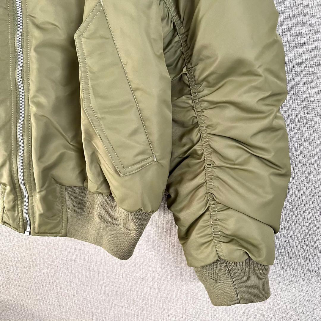 ZARA ORIGINS フライトジャケット ボンバー ボア オリーブ L
