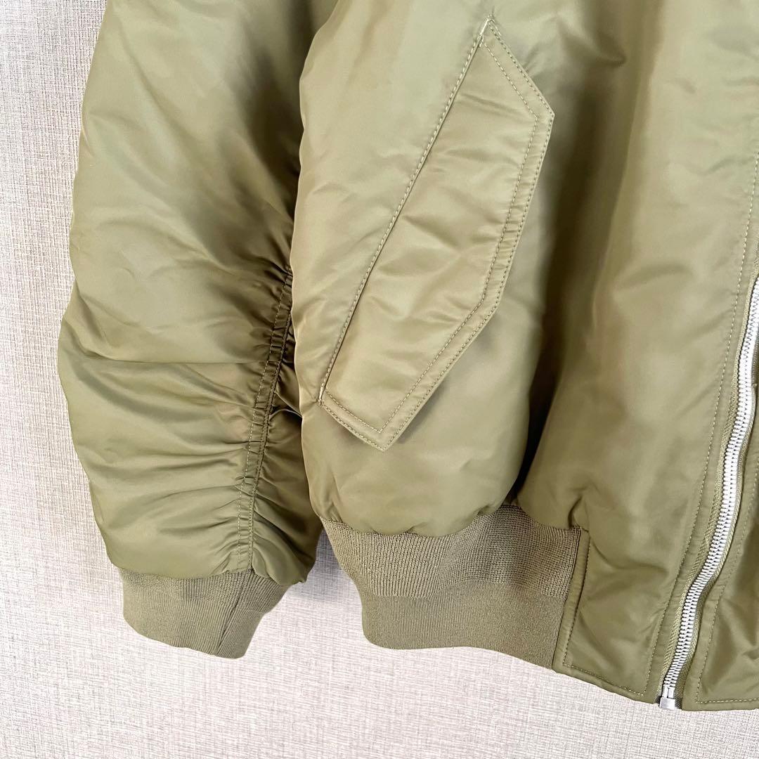ZARA ORIGINS フライトジャケット ボンバー ボア オリーブ L