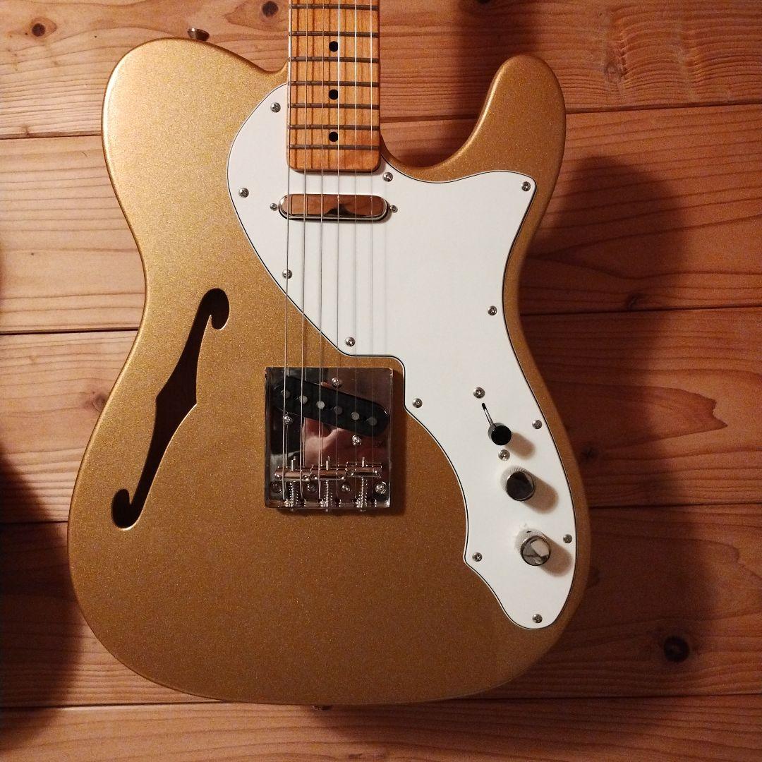 Squier ClassicVibeTelecasterシンライン ゴールド