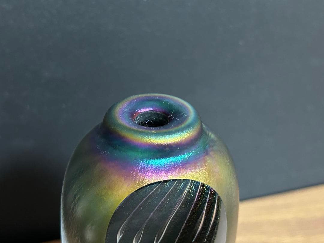 ガラス工芸 香水瓶 香水ボトル 1988年　作家物