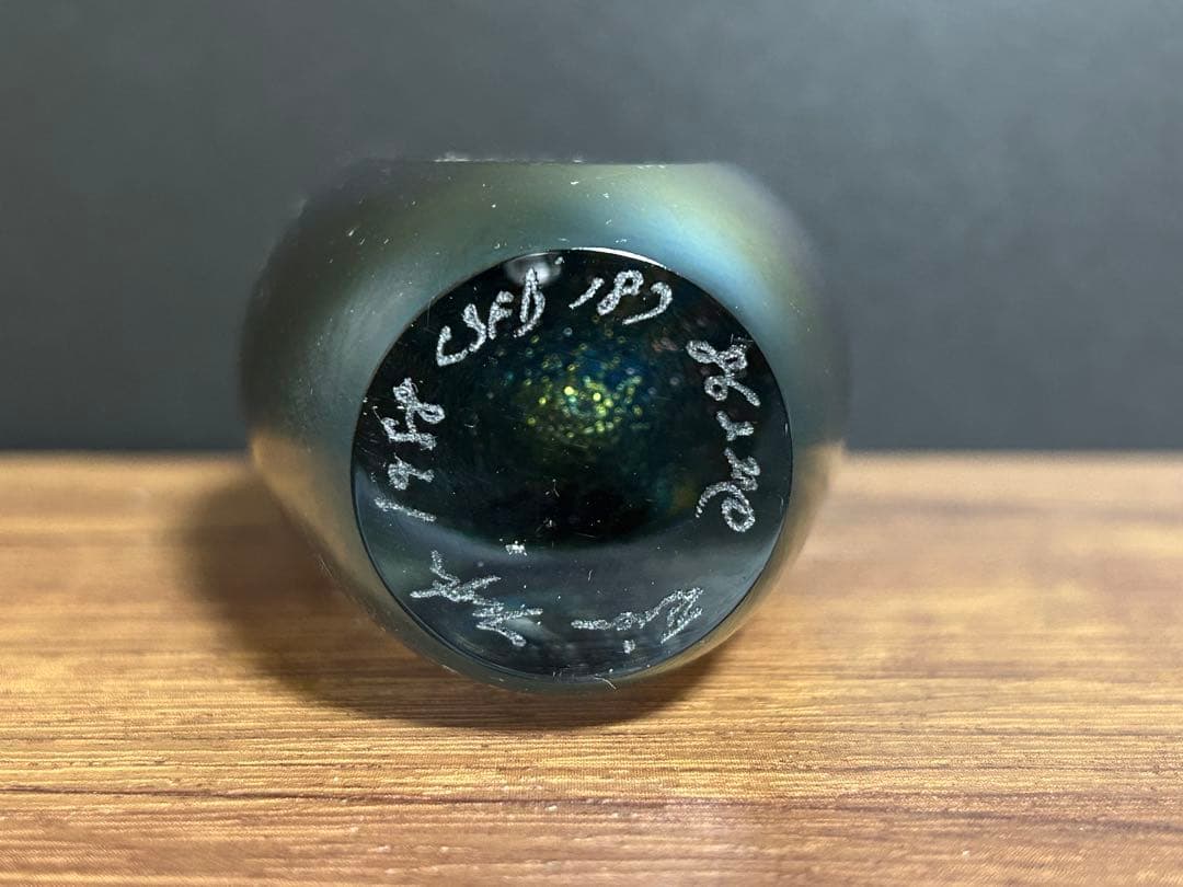 ガラス工芸 香水瓶 香水ボトル 1988年　作家物