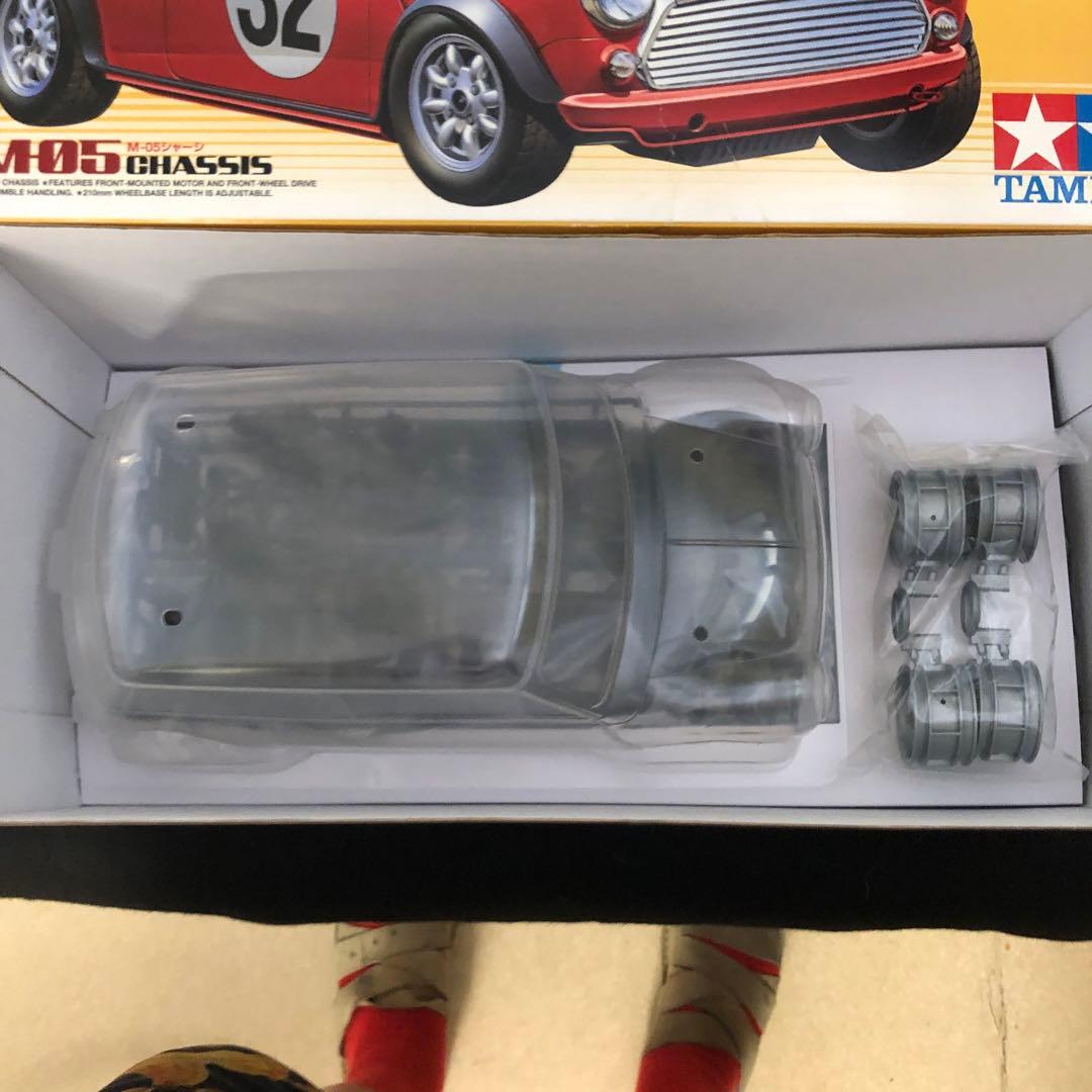 タミヤ1/10電動RCミニクーパーレーシングM-05シャーシー