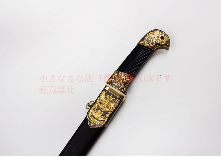黒の指揮剣  古兵器 武具 刀装具 日本刀 模造刀 居合刀