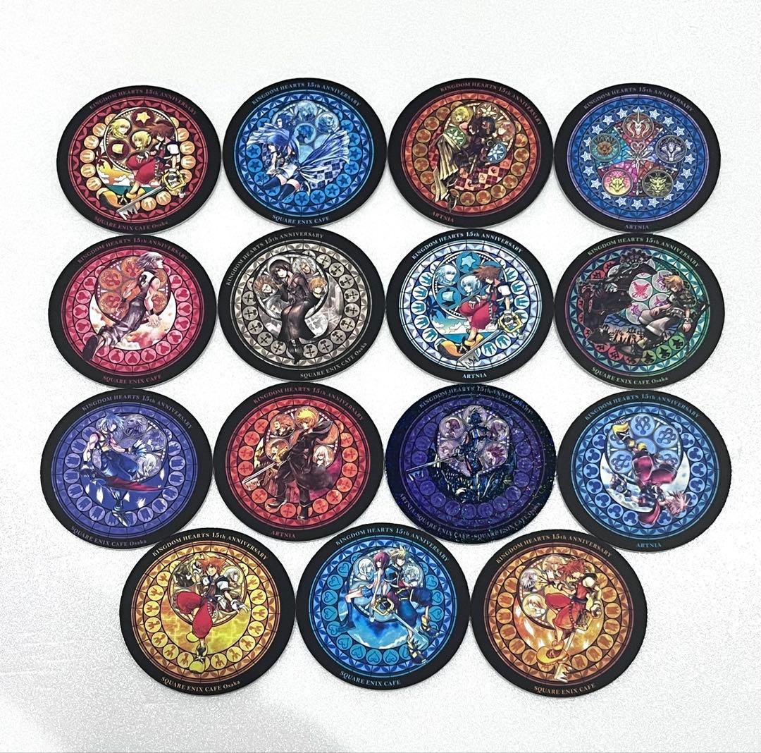 キングダムハーツ 15周年記念 コースター　コンプ