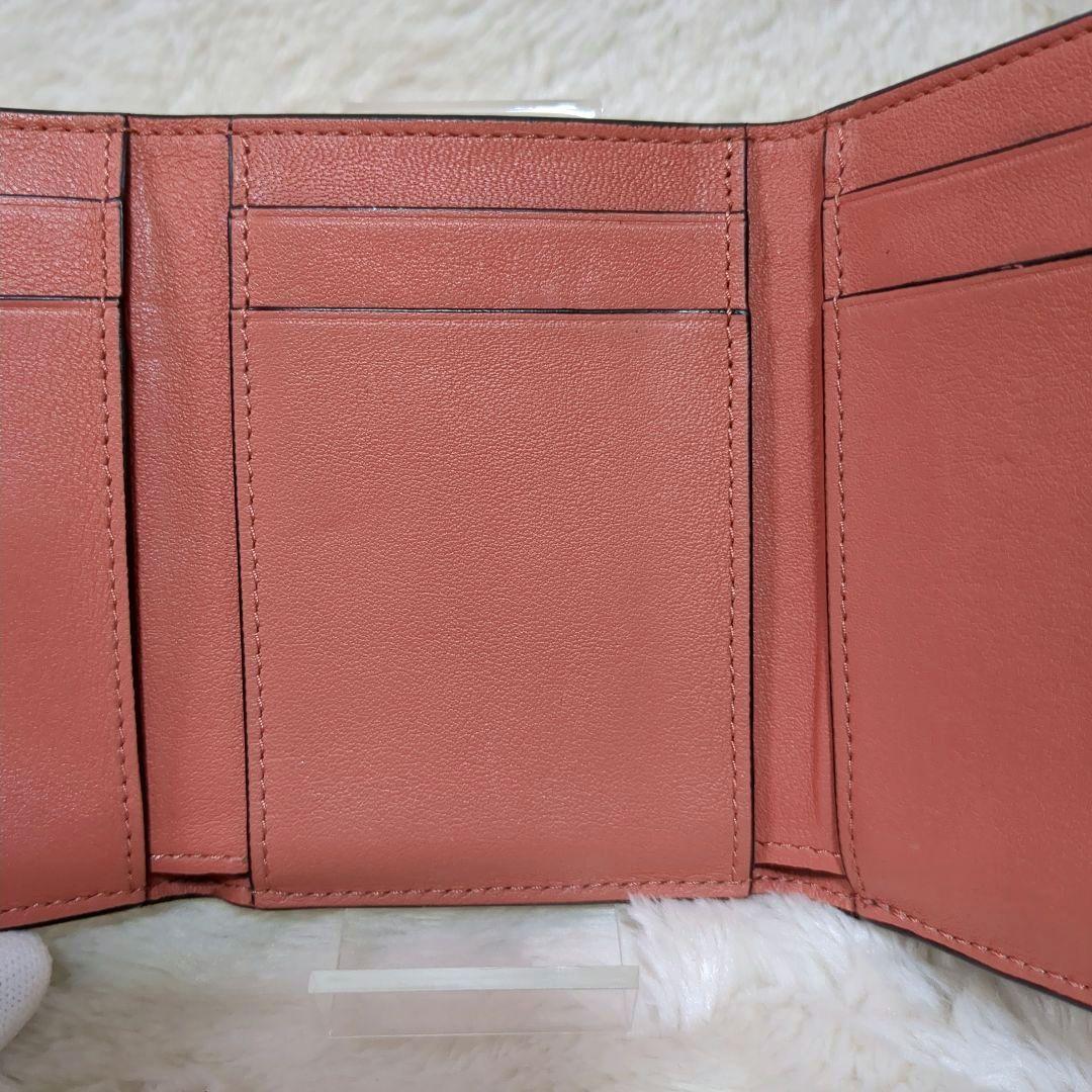 極美品︎✨ロエベ アナグラム トライフォールド 三つ折り財布